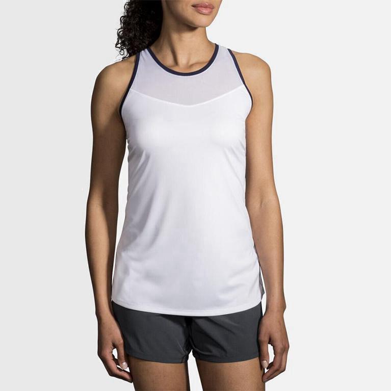 Brooks Stealth Australia - Women's Running Tank Top - White (678294-ZNF)